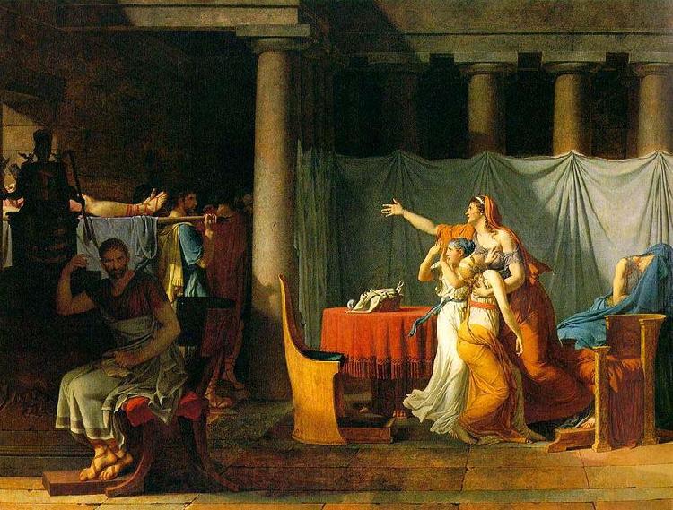 Jacques-Louis David The Lictors Bring to Brutus the Bodies of His Sons